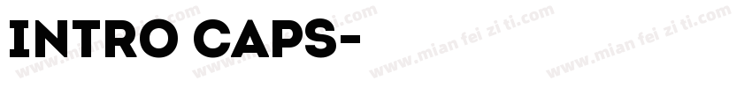 Intro Caps字体转换